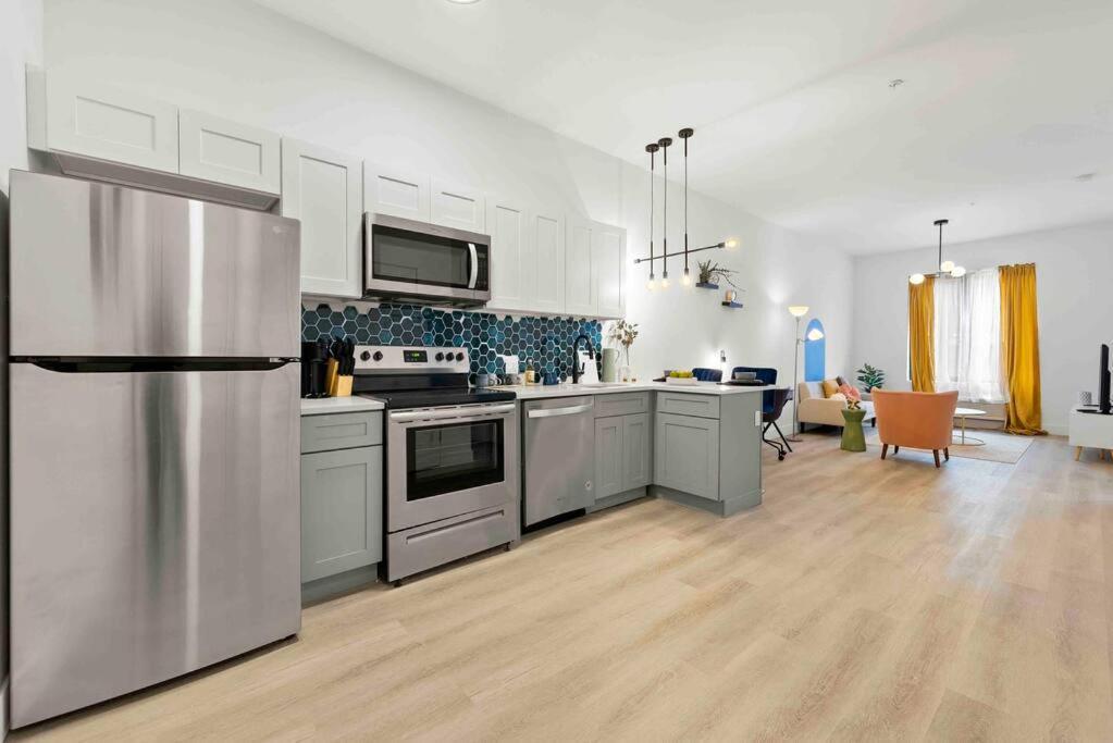 Contemporary Luxury Br, Ewr Airpt, Nyc, Free Pkng, Prudential Cntr, American Dream Mall Elizabeth Eksteriør billede